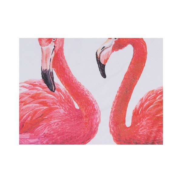 Krāsains 100% kokvilnas pludmales dvielis Flamingo, ⌀ 150 cm-image-2