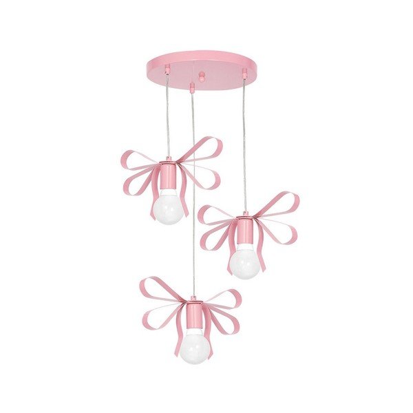 Rozā piekaramā lampa Homemania Emma Tres