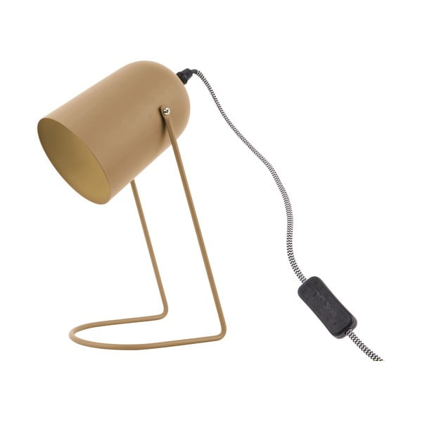 Brūna galda lampa Leitmotiv Enchant, augstums 30 cm-image-1