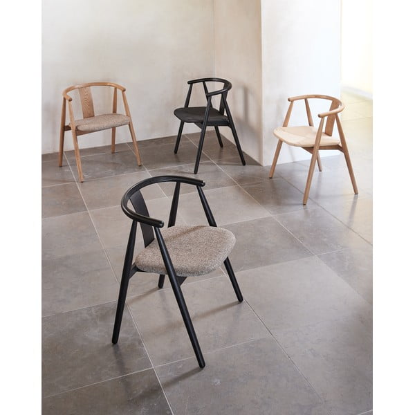 Melns pusdienu krēsls Relate – Unique Furniture-image-3