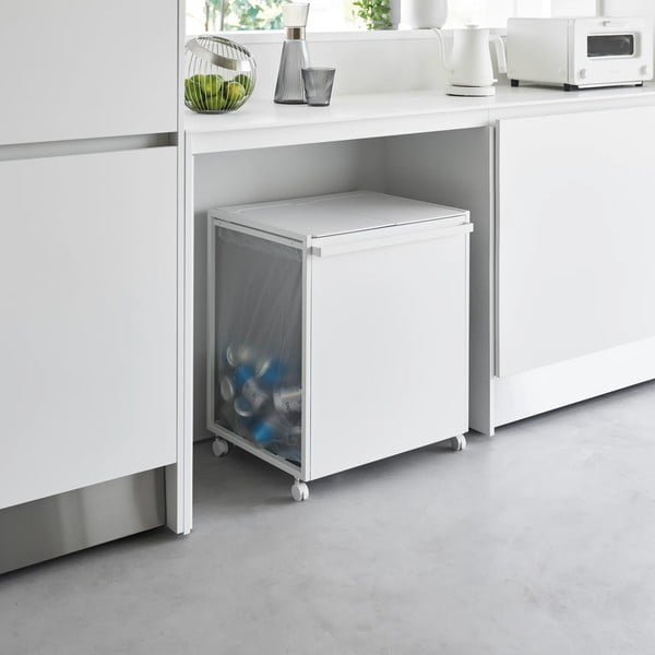 Balta atkritumu šķirošanas metāla atkritumu tvertne Tower – YAMAZAKI-image-4