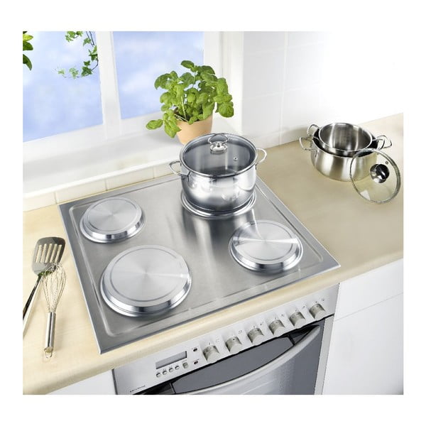 Nerūsējošā tērauda plīts virsmas aizsargplāksnes (4 gab.) 20x20 cm – Wenko-image-2