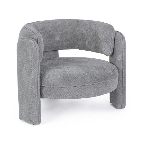 Pelēks atpūtas krēsls Aisha – Bizzotto