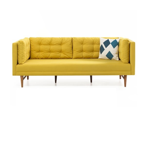 Dzeltens dīvāns Balcab Home Eva