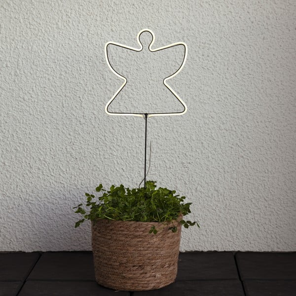 Melns gaismas dekors ar Ziemassvētku motīvu Neon Angel – Star Trading-image-1