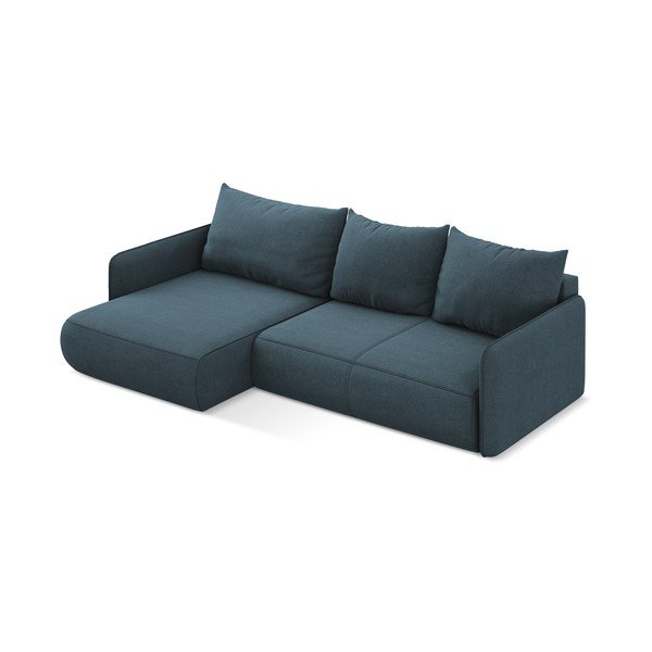 Zils salokāms/ar uzglabāšanas vietu stūra dīvāns (ar kreiso stūri) Nanea – Makamii-image-4