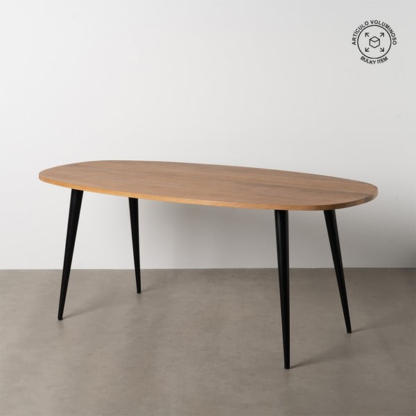 Mango masīvkoka ēdamgalds 90x180 cm Mahón – Ixia-image-2