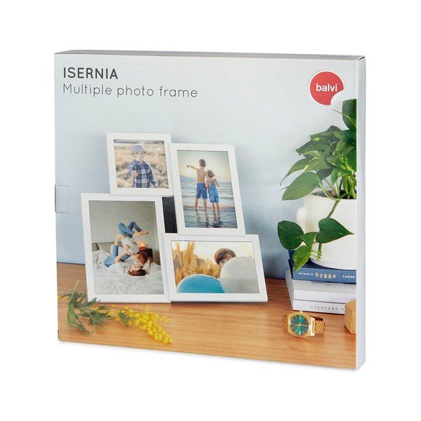 Balts fotorāmis 4 fotogrāfijām Balvi Isernia-image-1