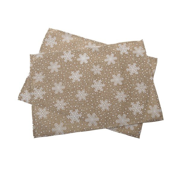Tekstila galda paliktņi (2 gab.) ar Ziemassvētku motīvu 32x45 cm – Dakls