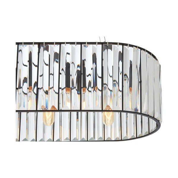 Metāla piekaramā lampa ar stikla abažūru Akiko – Premier Housewares-image-4