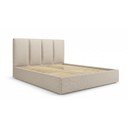 Bēša divguļamā gulta Mazzini Beds Juniper, 180 x 200 cm