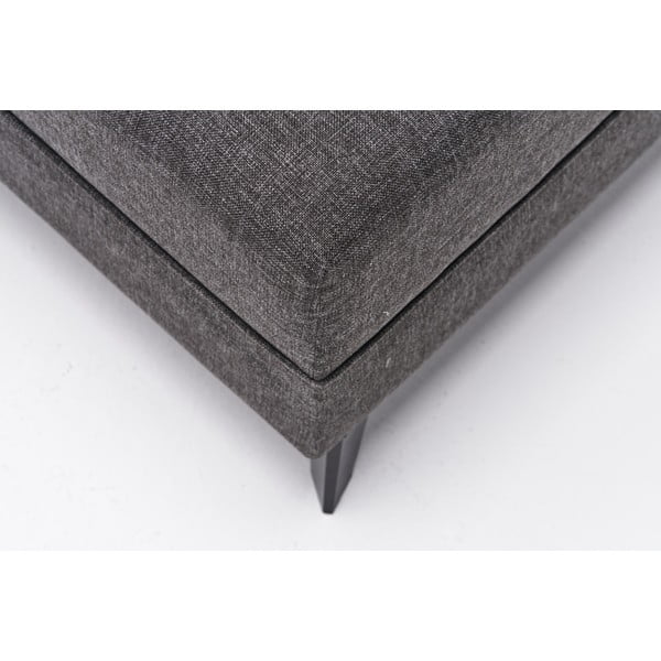 Antracīta pelēks stūra dīvāns (U veida) Eris – Balcab Home-image-1