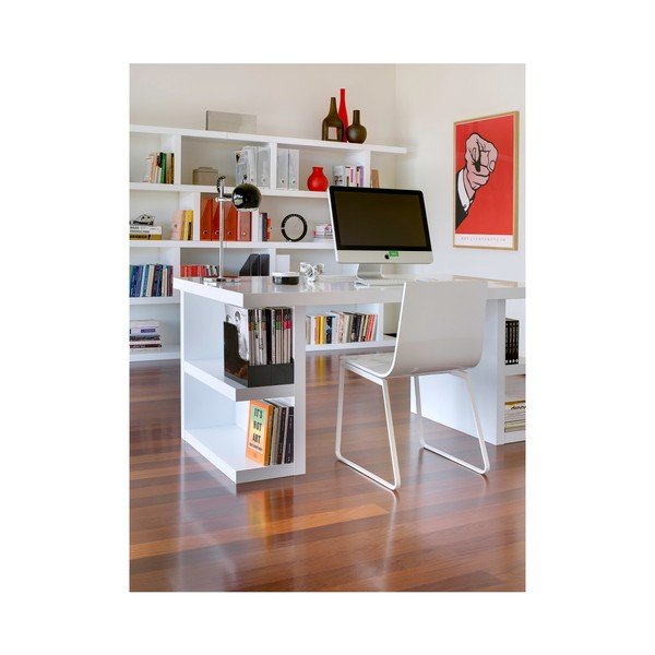 TemaHome Multi balts darba galds, garums 180 cm-image-1