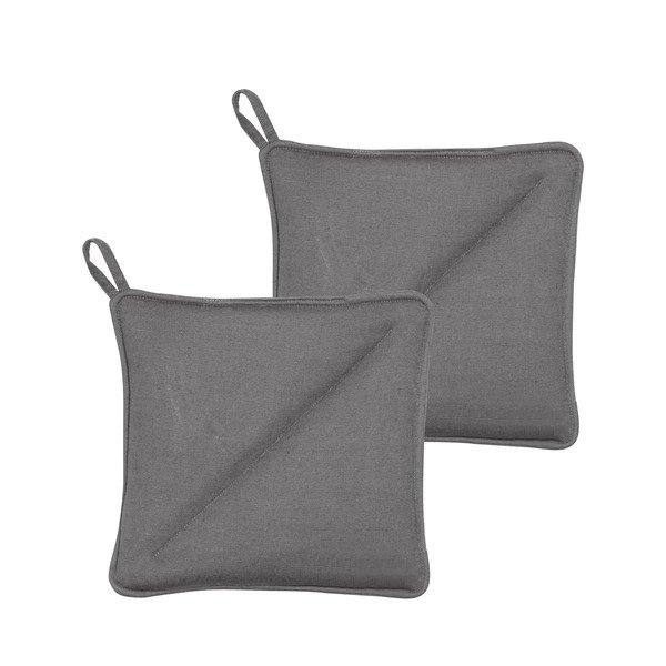 2 pelēku kokvilnas paliktņu komplekts Södahl-image-1