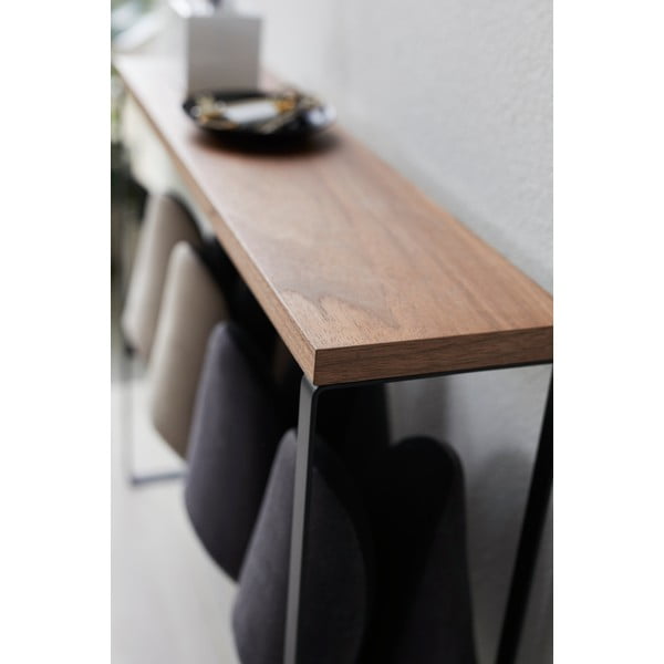 Melns/dabīga toņa metāla čību statīvs Tower – YAMAZAKI-image-2