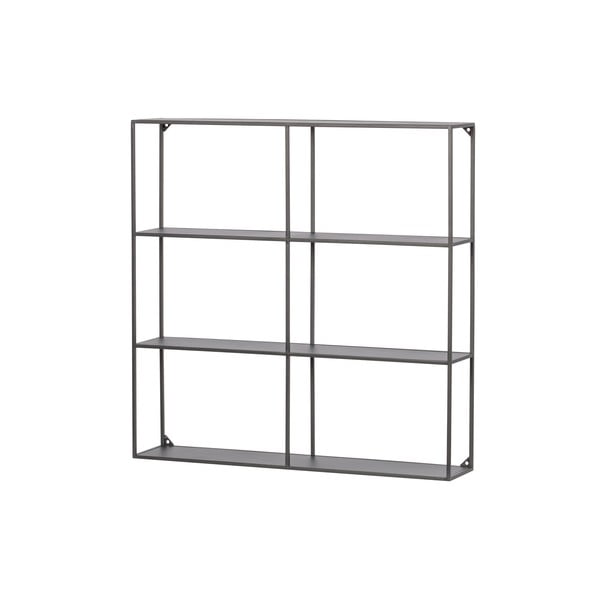 Melns daudzlīmeņu metāla sienas plaukts Meert – WOOOD-image-1