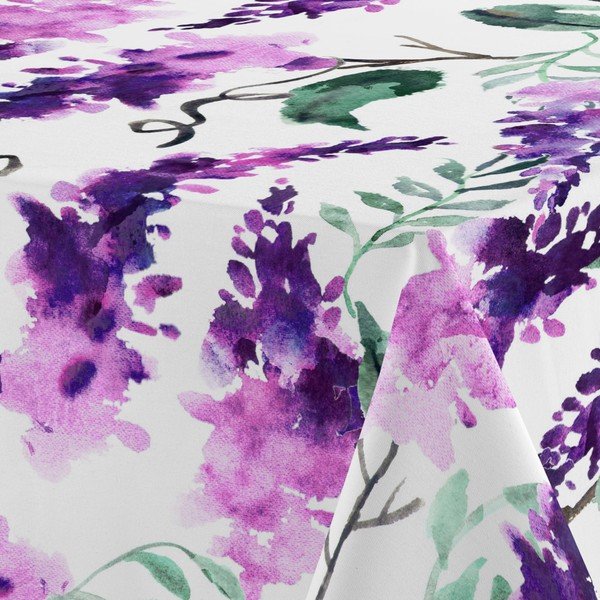 Kokvilnas galdauts Happy Friday Wisteria, 150 x 250 cm-image-1