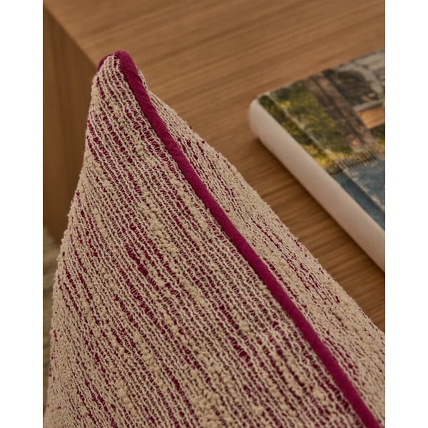 Kokvilnas spilvendrāna 45x45 cm Brisella – Kave Home-image-3