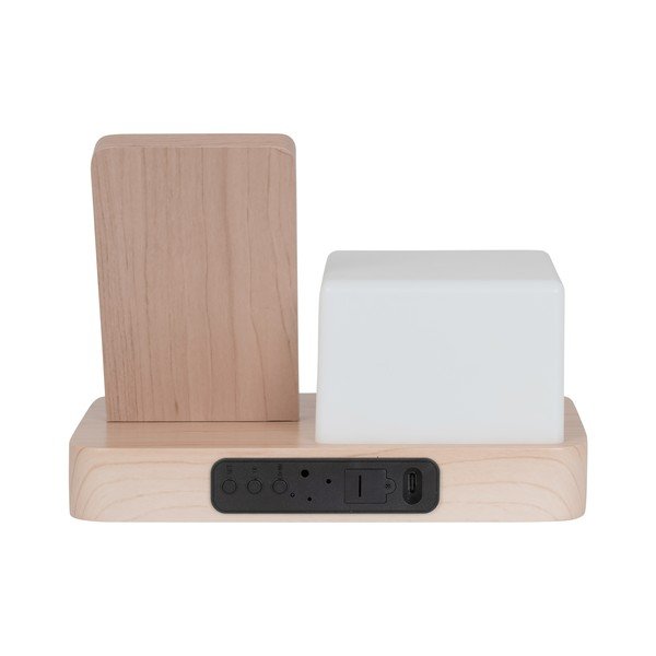 Digitāls/galda modinātājpulkstenis ar bezvadu uzlādi Retro LED Night Light – Karlsson-image-4