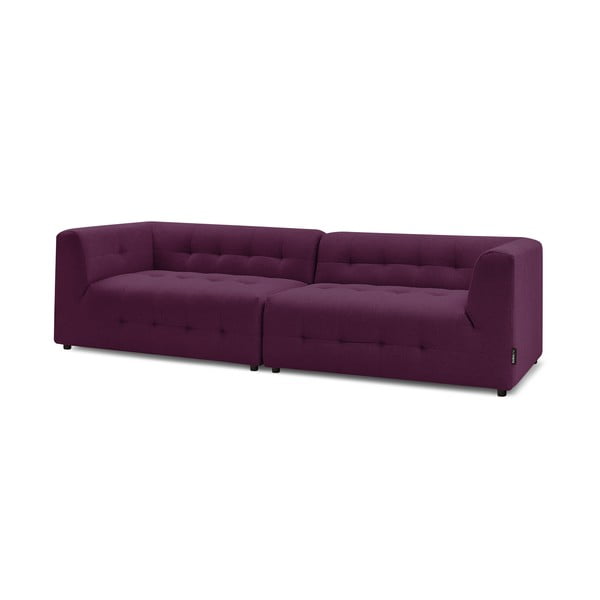 Tumši violets dīvāns 324 cm Kleber – Bobochic Paris-image-3