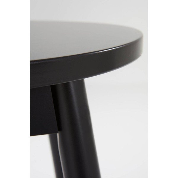 Melna priedes masīvkoka bāra taburete (sēdekļa augstums 65 cm) Kinna – Jotex-image-2
