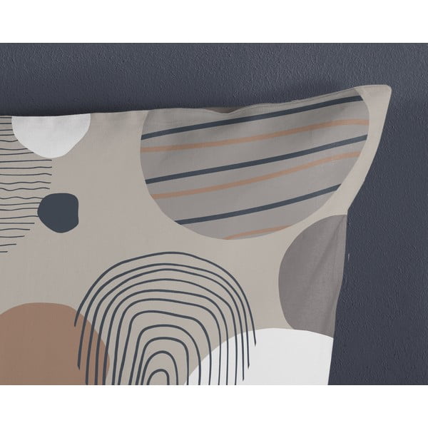 Pelēka vienguļamā kokvilnas gultas veļa 140x220 cm Hendrik – Good Morning-image-3