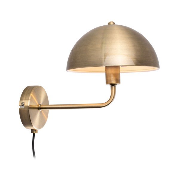 Sienas lampa zelta krāsā Leitmotiv Bonnet, augstums 25 cm-image-2