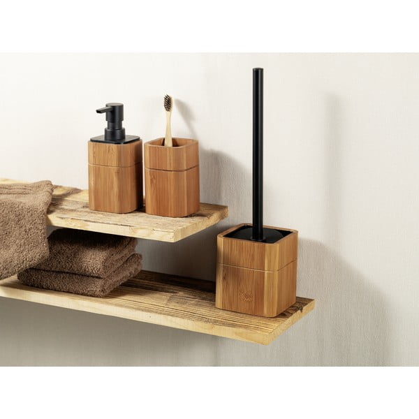 Brūns bambusa vannas istabas piederumu komplekts Serro – Wenko-image-1