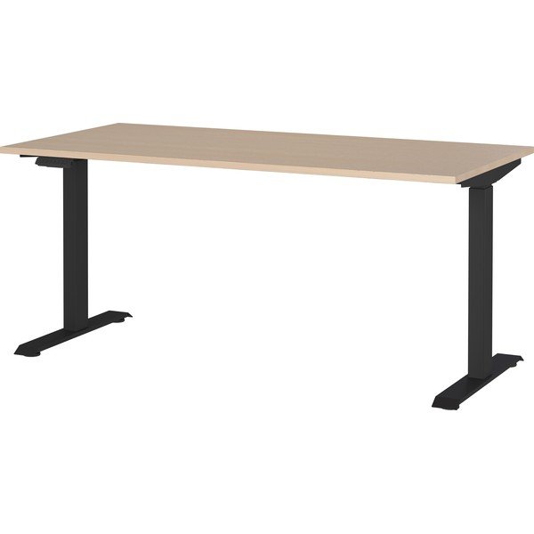 Darba galds ar elektriski regulējamu augstumu un ozolkoka imitāciju 80x160 cm – Germania