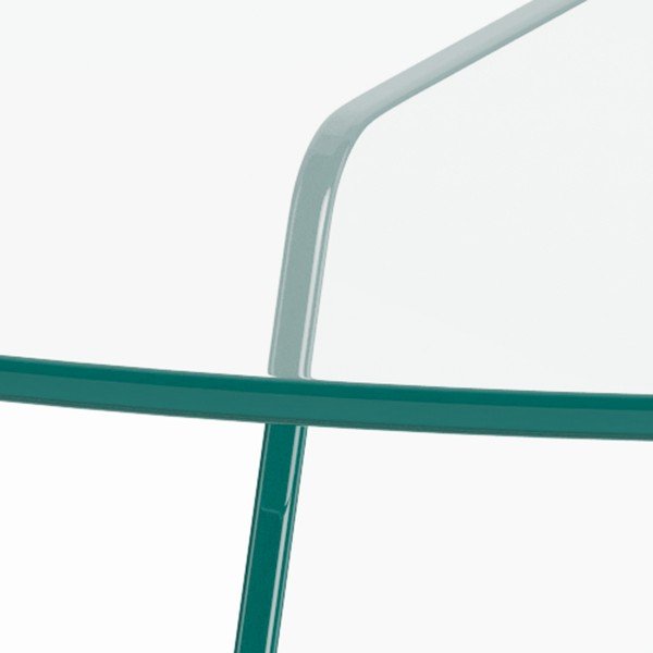 Stikla apaļš žurnālgaldiņš ø 80 cm Samos – Actona-image-2