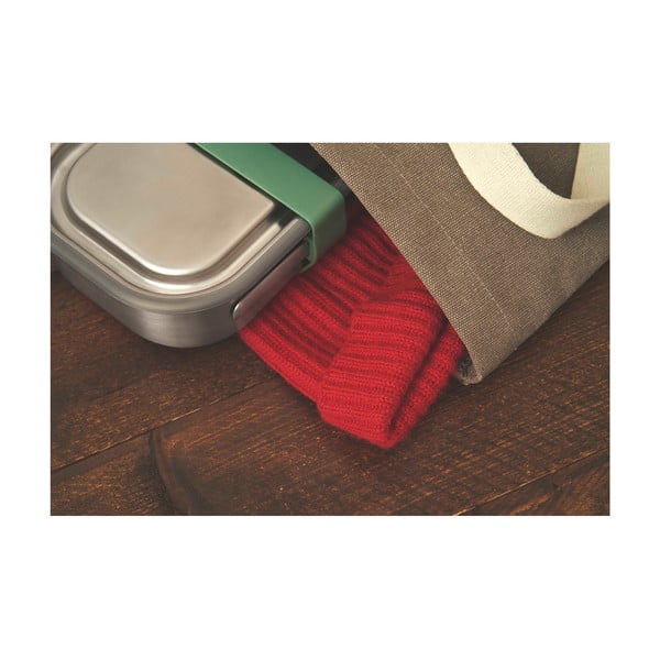 Nerūsējošā tērauda uzkodu kārba ar zaļu siksniņu Black + Blum, 1000 ml-image-3