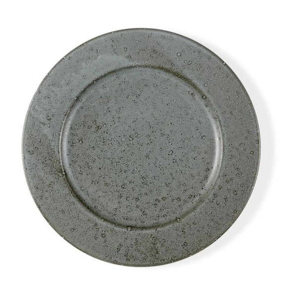 Pelēks keramikas šķīvis Bitz Mensa, diametrs 27 cm