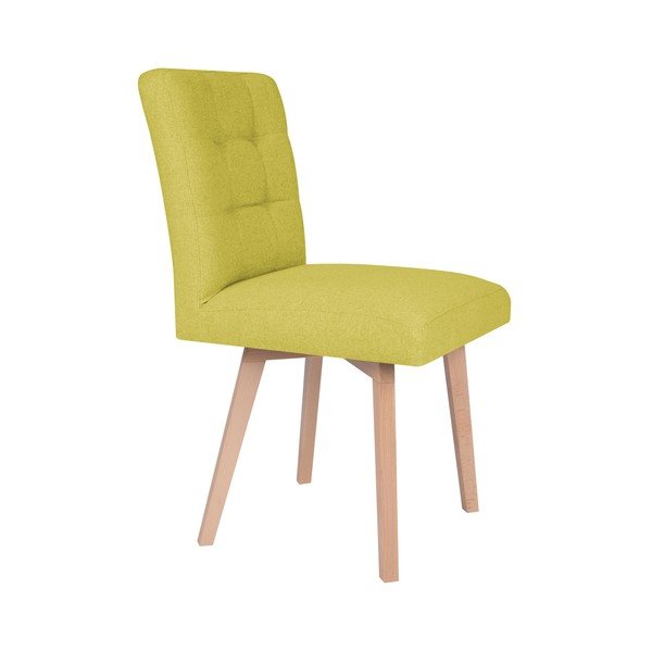 Dzeltens ēdamistabas krēsls Mazzini Sofas Tulip-image-4