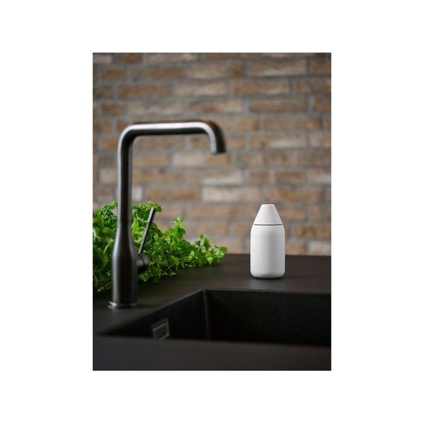 Gaiši pelēks silikona ziepju dozators 300 ml Singles – Zone-image-3