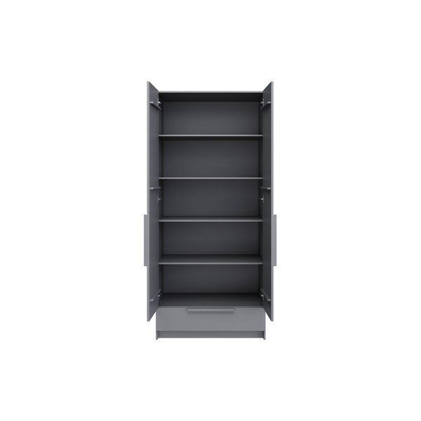 Pelēkas modulārās plauktu sistēmas daļas (3 gab.) Pure – WOOOD-image-2