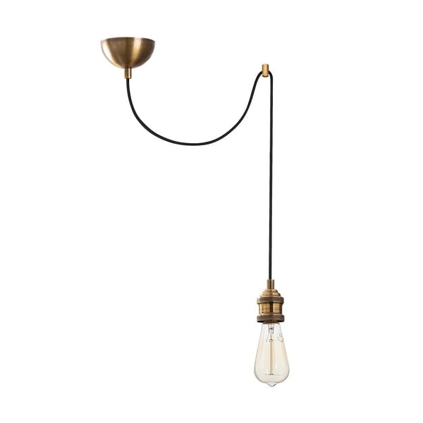 Zelta krāsas piekaramā lampa Kabluni – Opviq lights-image-2