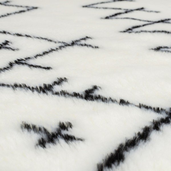 Balts mazgājams paklājs 120x170 cm Adil – Flair Rugs-image-3