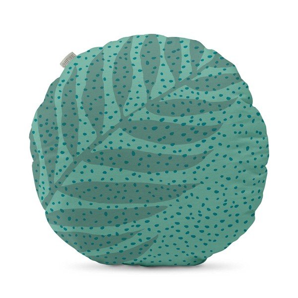 Kokvilnas divpusējs spilvens HF Living Zuly Jungle, ⌀ 50 cm-image-1