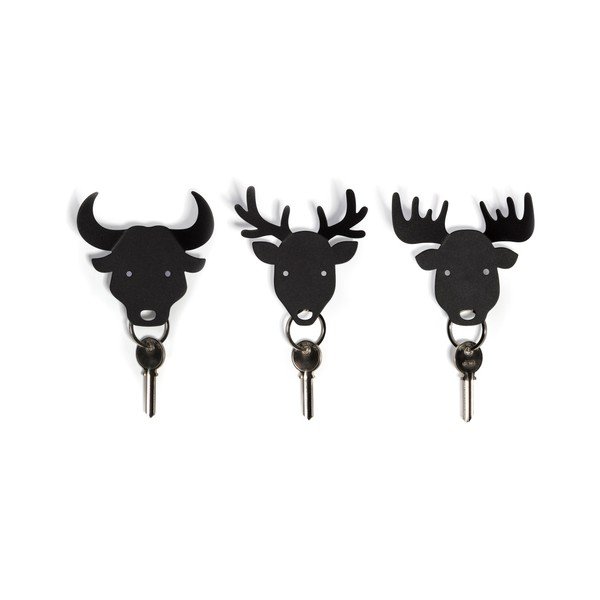 Atslēgu piekariņš Bull, melns-image-2