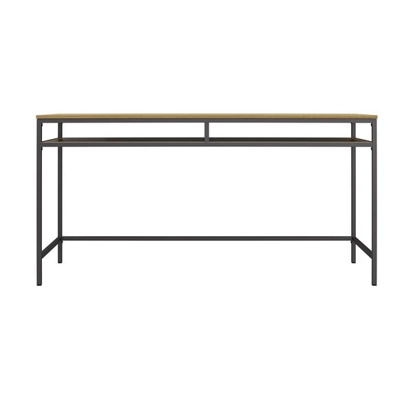 Darba galds ar ozolkoka imitācijas galda virsmu 51x153 cm Bradford – Støraa-image-2