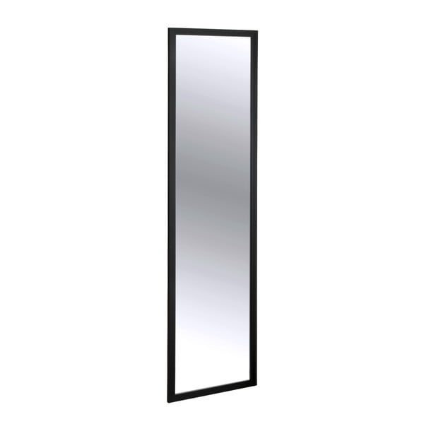 Melns piekaramais spogulis durvīm Wenko Home, augstums 120 cm
