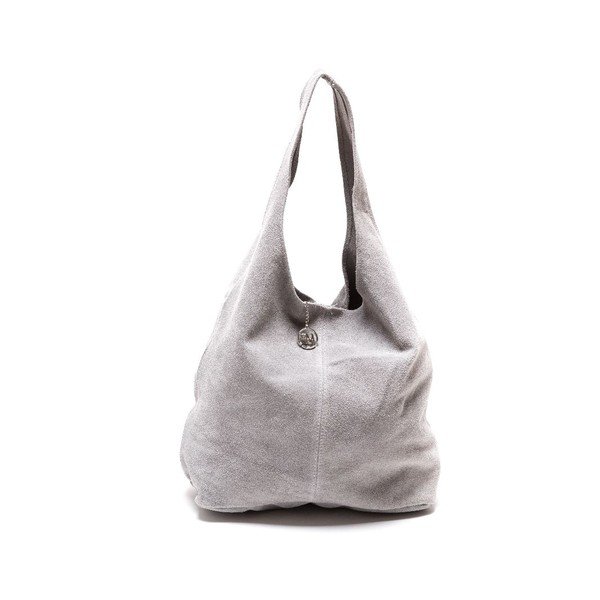 Pelēka ādas somiņa Roberta M 885 Grigio-image-1
