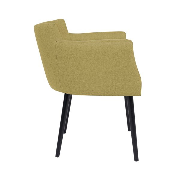 Dzeltens krēsls ar roku balstiem Windsor & Co Dīvāni Gemini-image-4