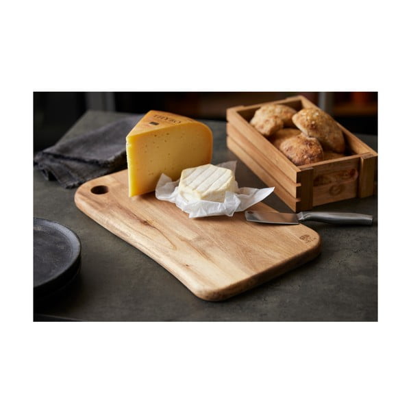 Koka griešanas dēlis ar piederumiem griešanai 22x38 cm – Holm-image-2