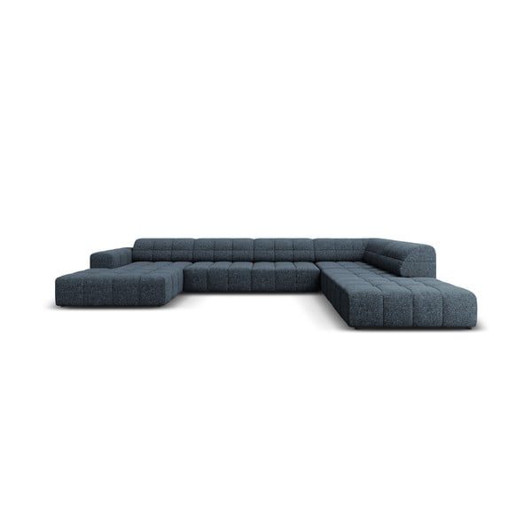 Zils stūra dīvāns (ar labo stūri/U veida) Chicago – Cosmopolitan Design