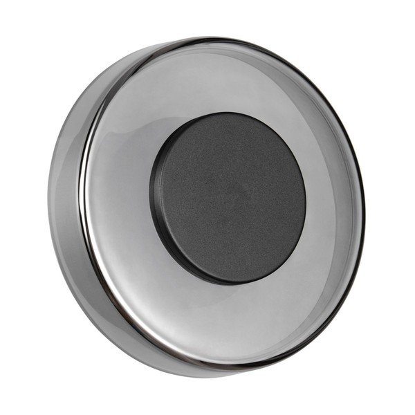 Matēti melna LED sienas lampa ar regulējamu spilgtumu ø 22 cm Celeste – Trio