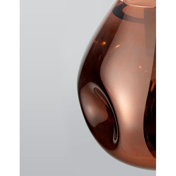 Rozā zelta krāsas stikla piekaramā lampa ø 25 cm Lava – Nova Luce-image-2