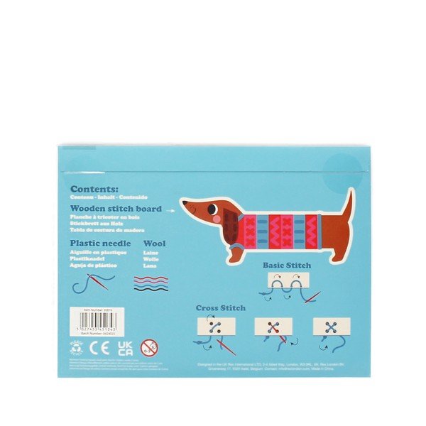 Izšūšanas komplekts Sunny Sausage Dog – Rex London-image-2