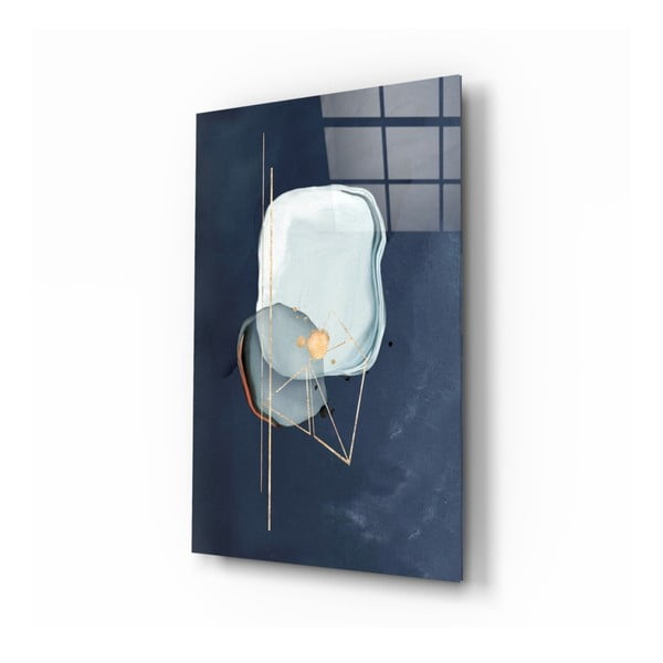 Stikla glezna Insigne Abstract Gray, 72 x 46 cm