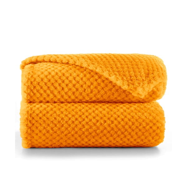 Oranža mikrošķiedras sega DecoKing Henry, 170 x 210 cm-image-2